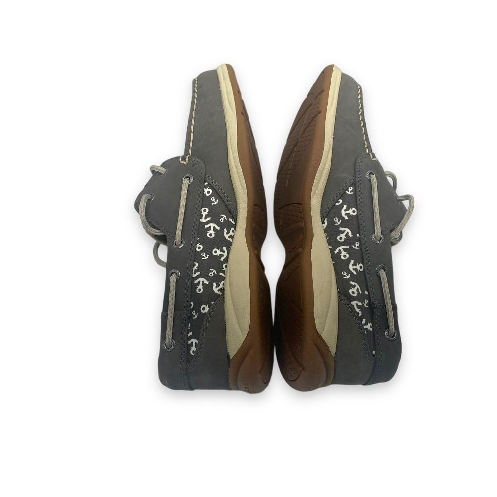 Sperry Top-Sider Intrepid Anchors Womens Graphite STS90820 Sneakers Shoes 6.5 M